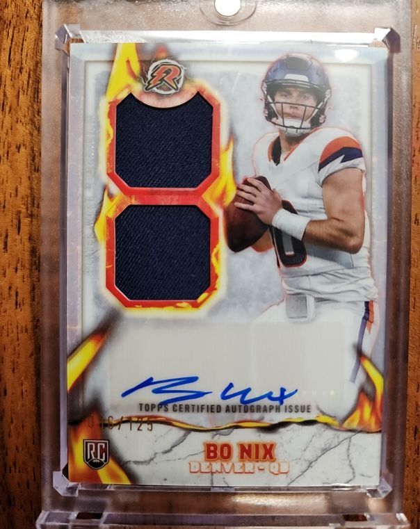 2025 Topps Resurgence Ignite #IPA-BN Bo Nix — front