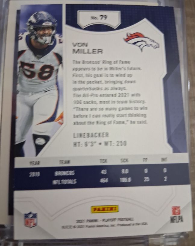 2021 Panini Playoff #79 Von Miller — front
