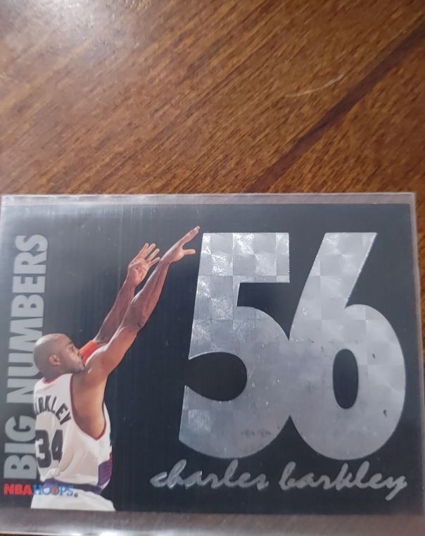 1994-95 NBA Hoops Big Numbers #BN12 Charles Barkley — front