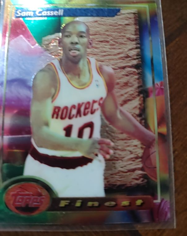 1993-94 Topps Finest #169 Sam Cassell — front