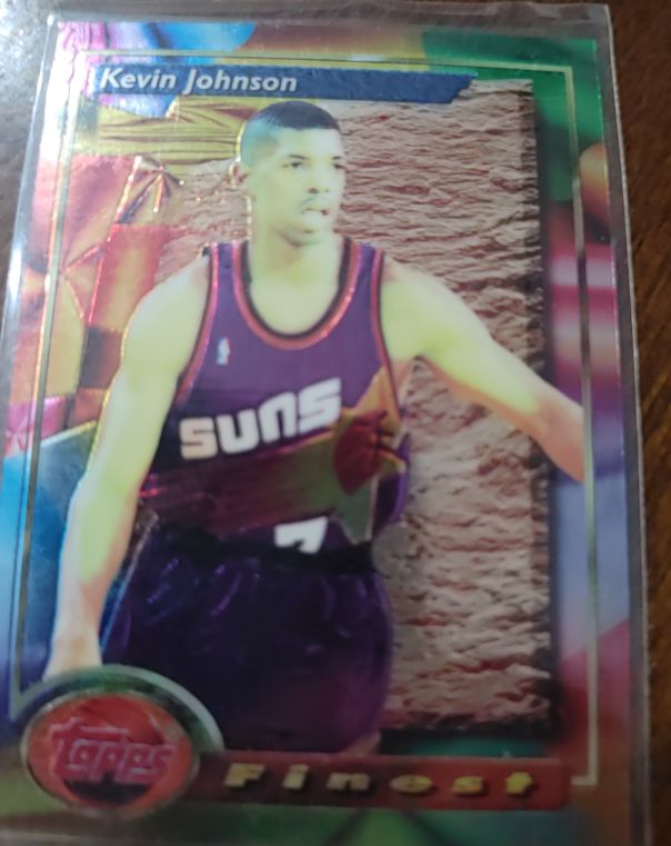 1993 Topps Finest #183 Kevin Johnson — front