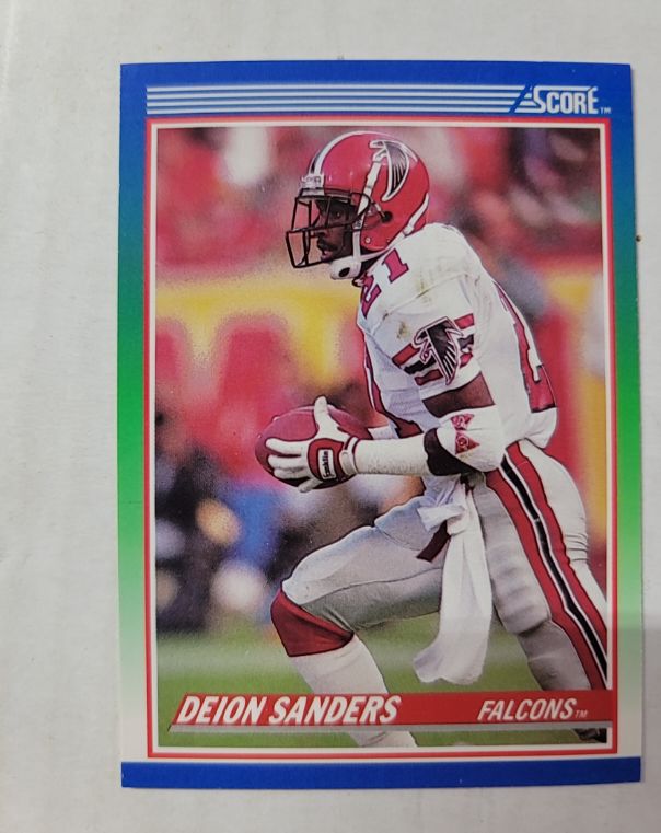 1990 Score #95 Deion Sanders — front