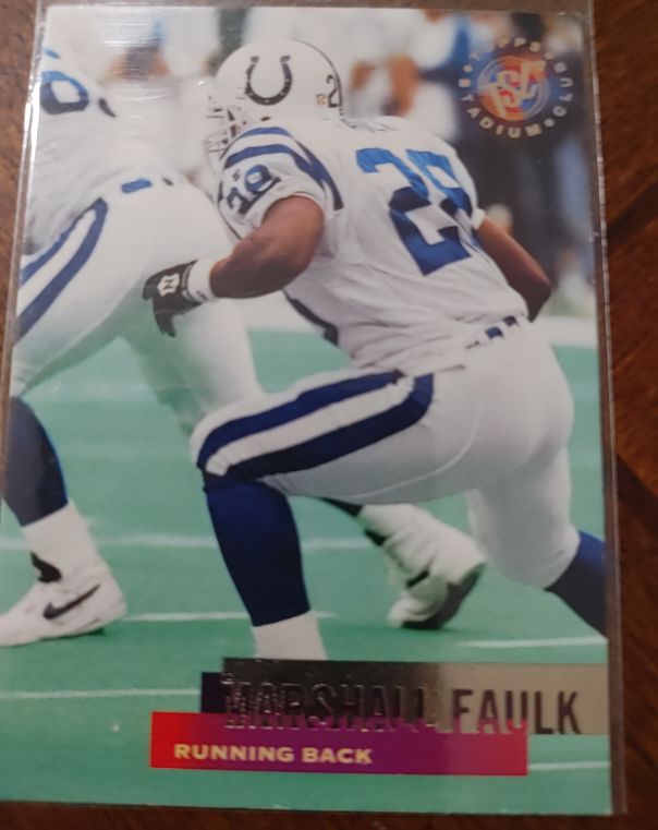 1995 Topps Stadium Club #388 Marshall Faulk — front