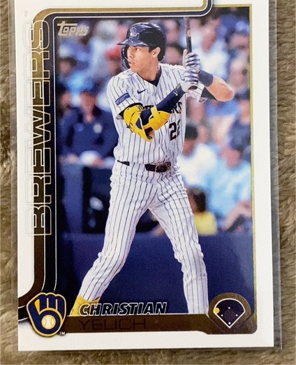 2025 Topps Series 1 #49 Christian Yelich — front