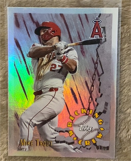 2024 Topps Archives #96WC-20 Mike Trout Wrecking Crew — front