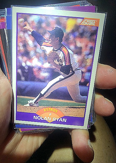 1989 Score #300 Nolan Ryan — front