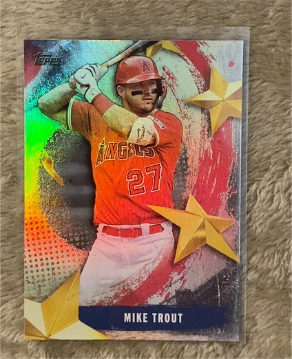 2025 Topps Stars of MLB #SMLB-8 Mike Trout — front
