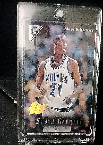 1995-96 Topps Gallery #41 Kevin Garnett — back