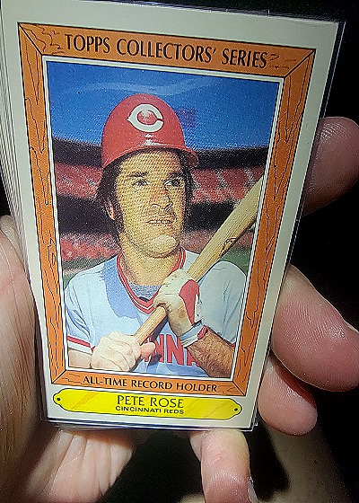 1985 Topps Collectors Series #30 Pete Rose — front