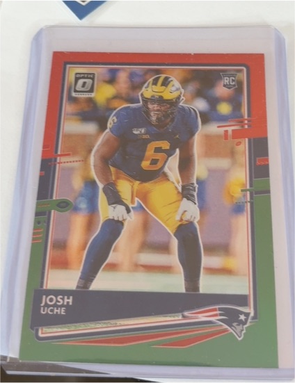 2020 Donruss Optic Preview #P-287 Josh Uche Rookie Card — front
