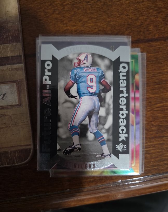 1995 Upper Deck SP Future All-Pro Die Cut #AP-15 Steve McNair — front