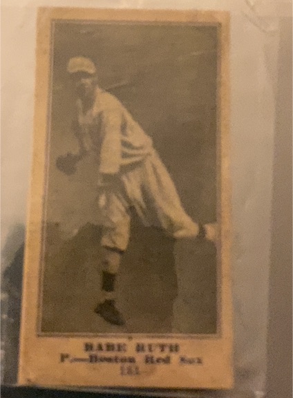 1915 Sporting News #151 Babe Ruth — front