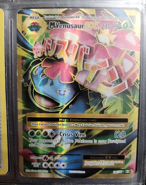 2016 Pokemon XY Evolutions #100/108 M Venusaur EX — front