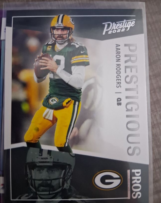 2022 Panini Prestige Prestigious Pros #PP-1 Aaron Rodgers — front