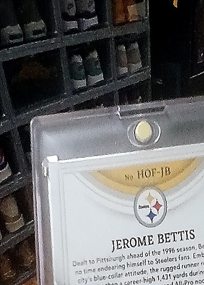2001 Fleer Legacy #HOF-18 Jerome Bettis — back