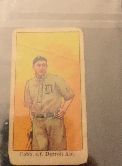 1909 E102 Ty Cobb Detroit Tigers — front