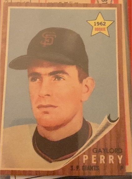 1962 Topps #199 Gaylord Perry — front