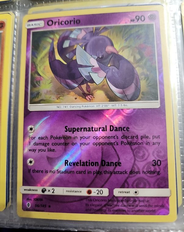2017 Pokémon Guardians Rising #56 Oricorio — front