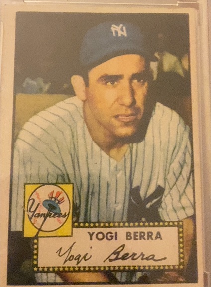 1952 Topps #191 Yogi Berra — front