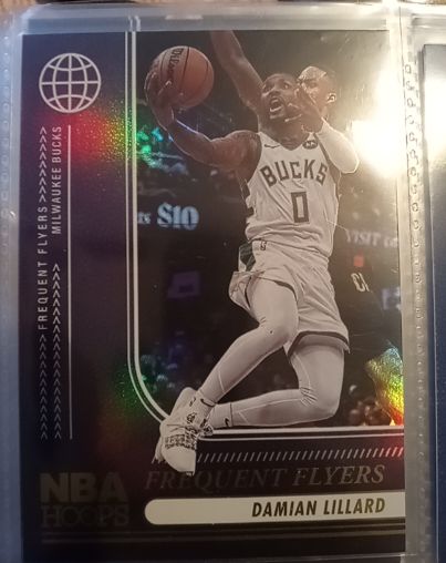 2024-25 Panini NBA Hoops #1 Frequent Flyers Damian Lillard — front