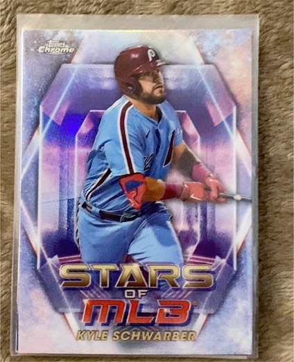2023 Topps Chrome Stars of MLB #SMLB-53 Kyle Schwarber — front