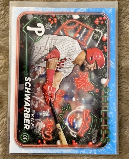 2024 Topps Holiday #H65 Kyle Schwarber — front