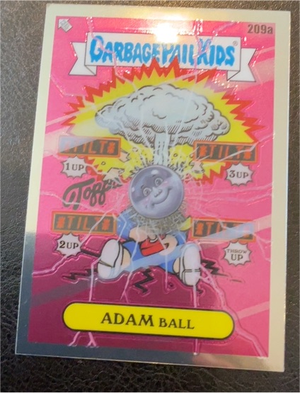 2022 Topps Chrome Garbage Pail Kids Series 5 #209a Adam Ball — front