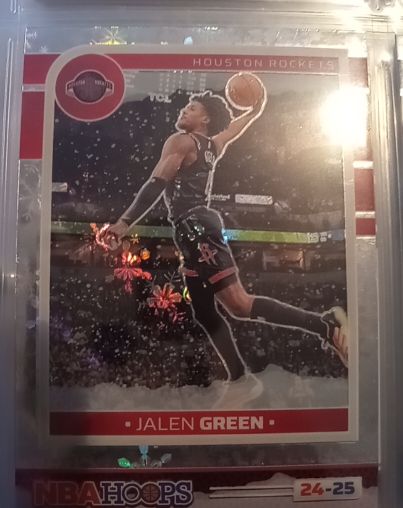 2024-25 Panini Hoops #26 Jalen Green Houston Rockets — front