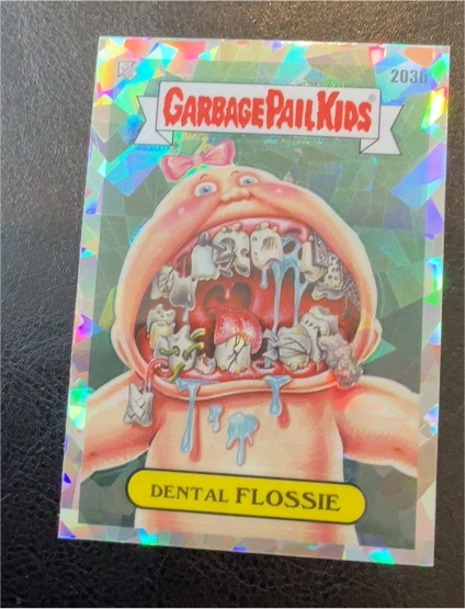 2022 Topps Garbage Pail Kids Chrome Series 5 #203b Dental Flossie — front