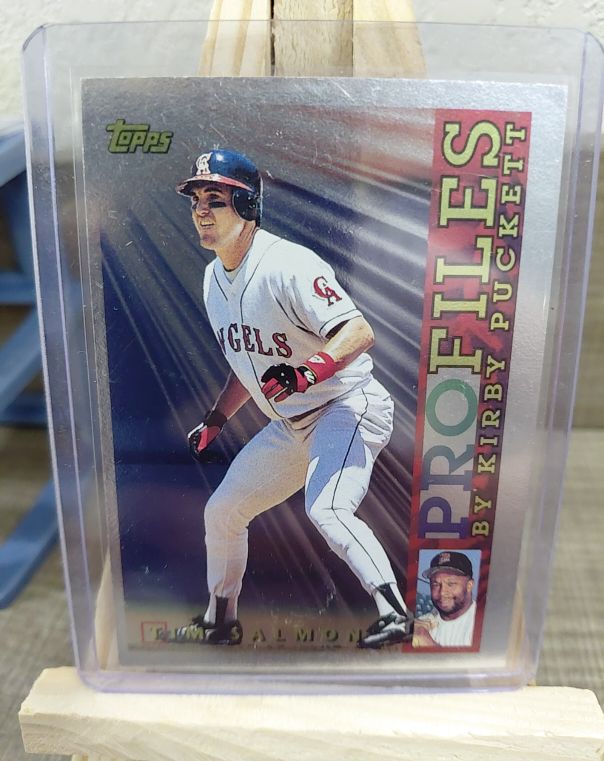 1996 Topps Profiles #AL-20 Tim Salmon — front