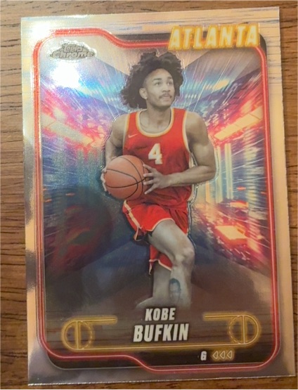 2024-25 Topps Chrome #29 Kobe Bufkin — front