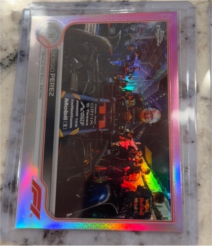 2022 Topps Chrome Formula 1 #23 Sergio Perez Oracle Red Bull Racing — front