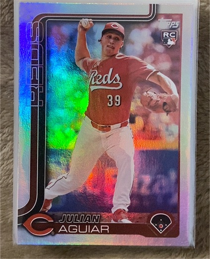 2025 Topps Series 2 #566 Julian Aguiar — front