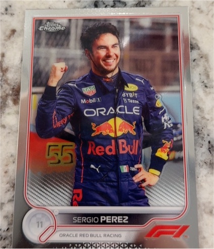 2022 Topps Chrome Formula 1 #22 Sergio Perez — front