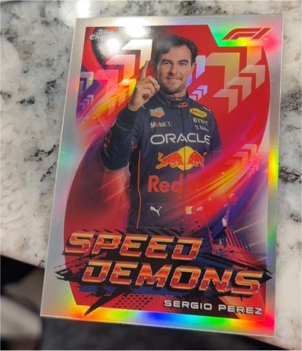 2022 Topps Chrome Formula 1 #SD-SP Sergio Perez Speed Demons — front