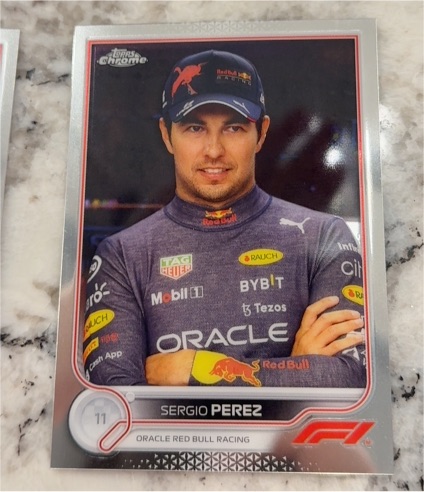 2022 Topps Chrome Formula 1 #11 Sergio Perez — front