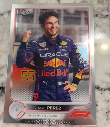 2022 Topps Chrome Formula 1 #11 Sergio Perez — front