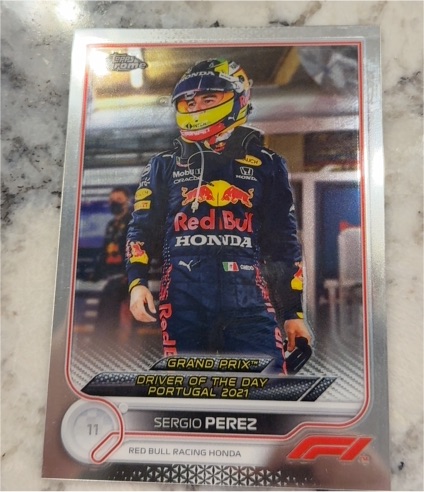2022 Topps Formula 1 #175 Sergio Perez Driver of the Day Portugal — front