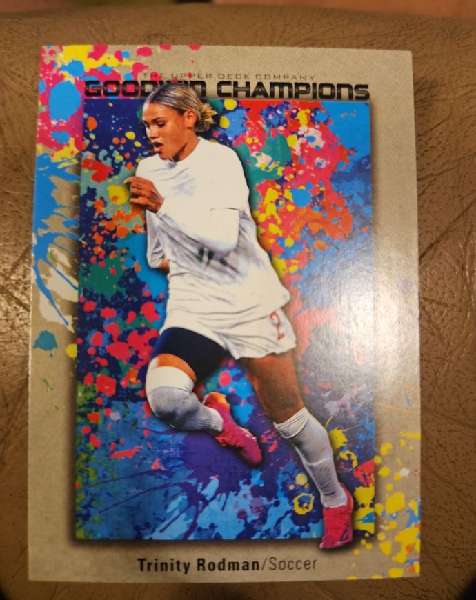 2024 Upper Deck Goodwin Champions #133 Trinity Rodman Splash of Color — front