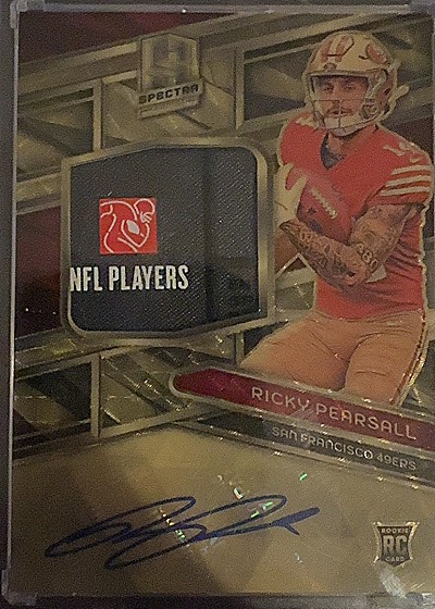 2024 Panini Spectra #NFL Players Laundry Tag Ricky Pearsall — front