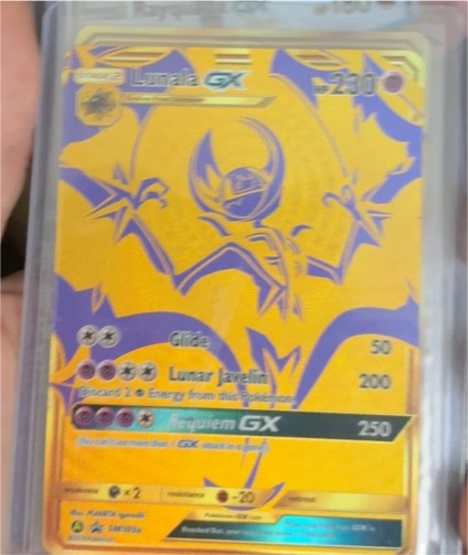 2019 Pokémon SM Black Star Promo #SM103a Lunala GX — front