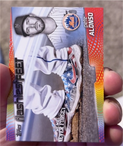 2022 Topps Series 1 Flashiest Feet #FF-13 Pete Alonso — front