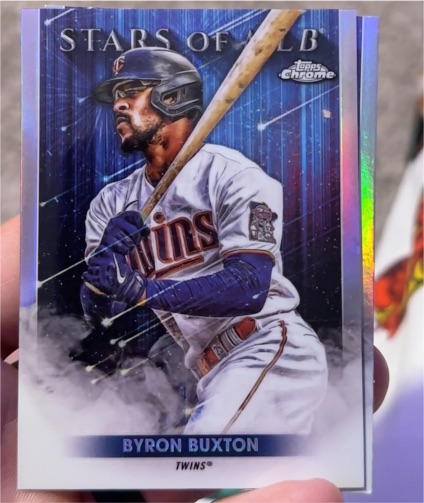 2022 Topps Series 1 Chrome #SMLBC-12 Byron Buxton — front