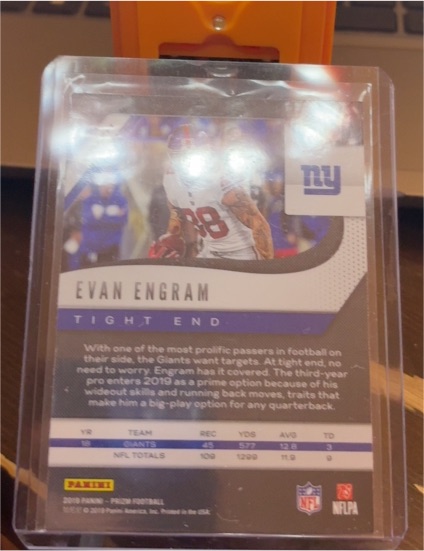 2019 Panini Prizm #341 Evan Engram — front
