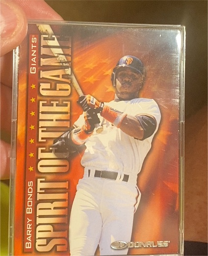 1998 Donruss Spirit of the Game #414 Barry Bonds — front