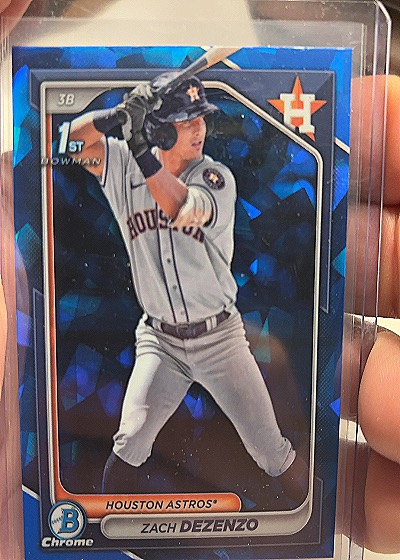 2024 Bowman Chrome Prospects #BCP-144 Zach Dezenzo — front