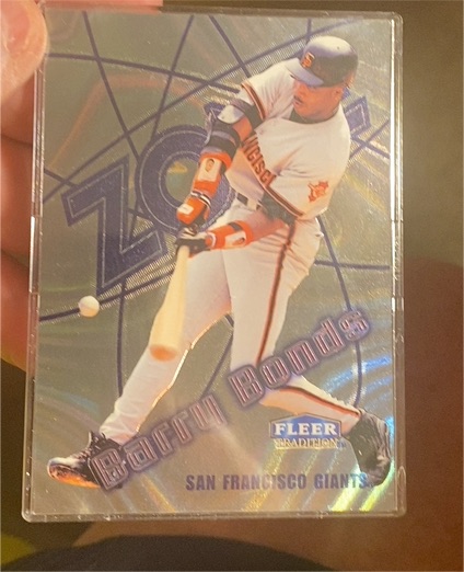 1998 Fleer Tradition #2Z Barry Bonds Zone Insert — front
