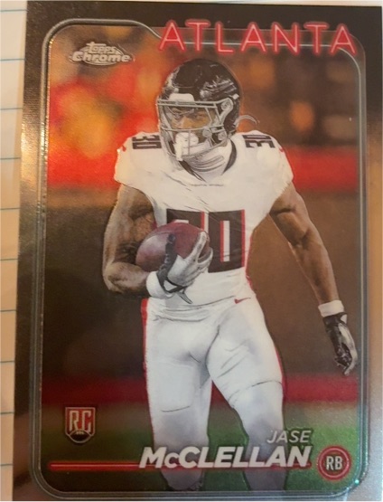2024 Topps Chrome #281 Jase McClellan — front