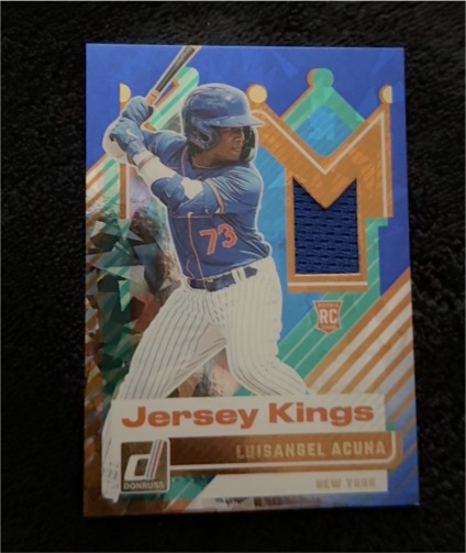 2025 Donruss Jersey Kings #JK-LA Luisangel Acuna — front
