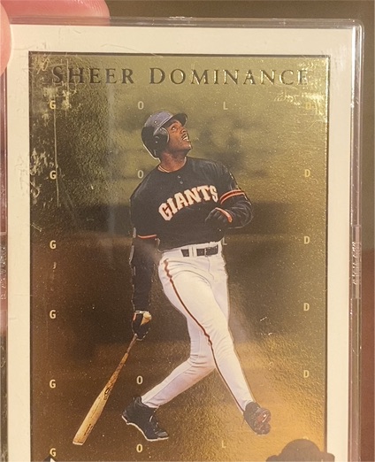1998 SP Authentic Sheer Dominance #SD20 Barry Bonds — front